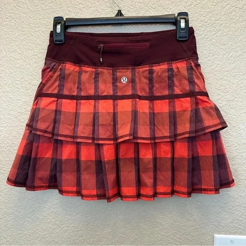 Lululemon check Skirt size 2 - Picture 2 of 5